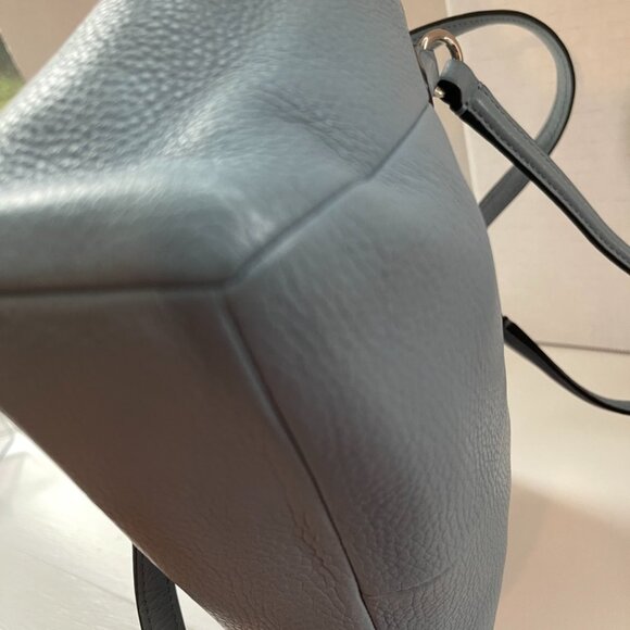 Coach Leather Small 2-way Handbag Baby Blue - Picture 8 of 12